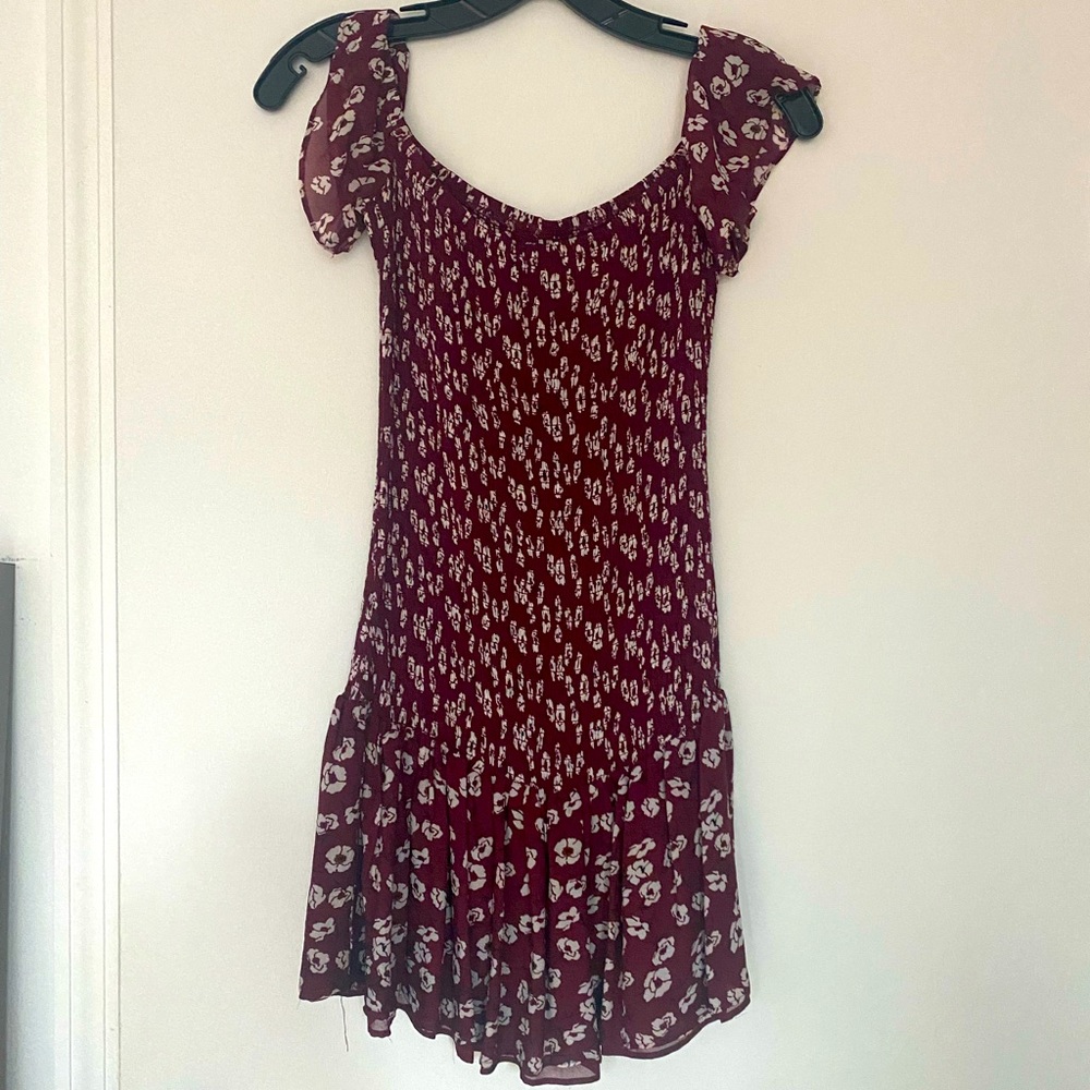 Zara Smocked Floral Dress